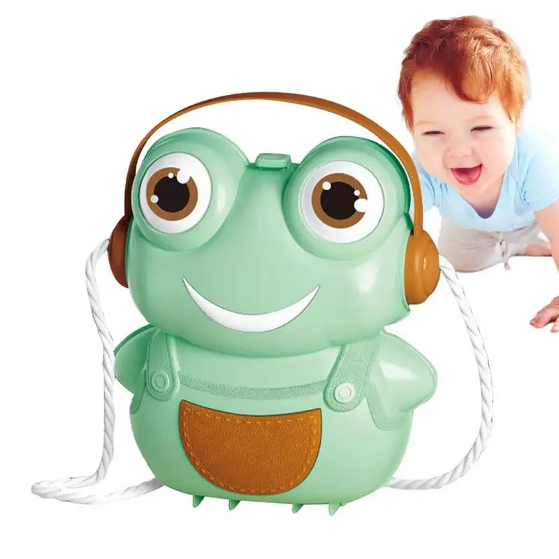 

Кухонная игровая коробка, кухонные игрушки для детей с сумкой для хранения в виде лягушки, детский кухонный игровой набор с кастрюлей и каст...