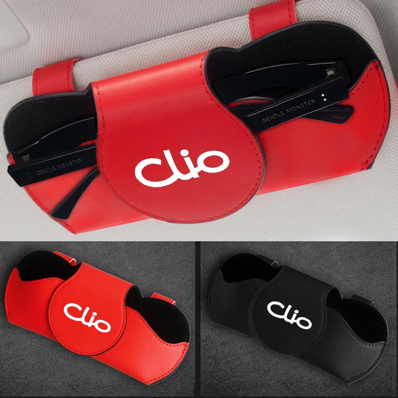 

For Renault Clio Car Sunglasses Holder Multi-function Glasses Clip Bill Clip Car accessories
