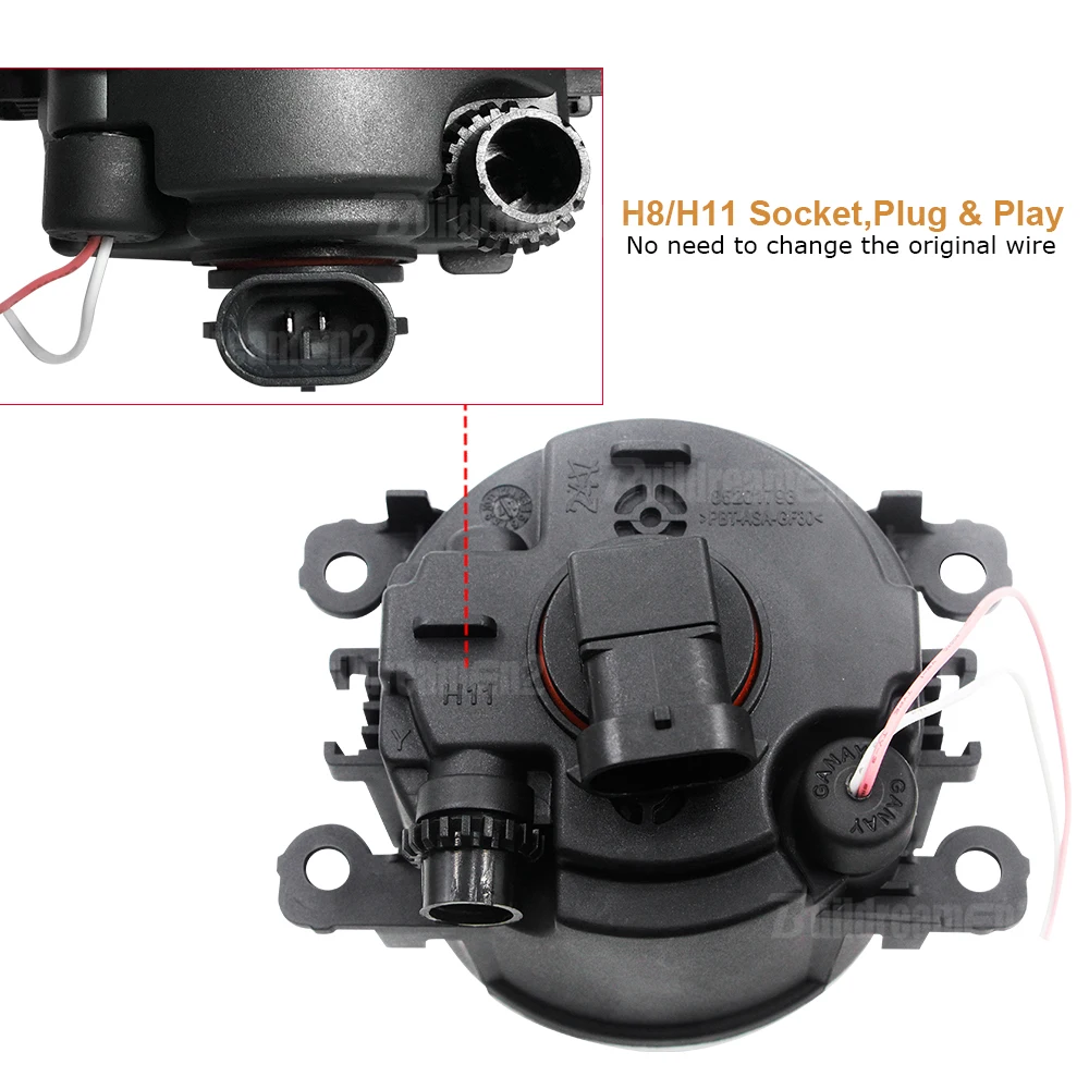 2 х автомобильный передний бампер светодиодный противотуманный фонарь для Suzuki XL7