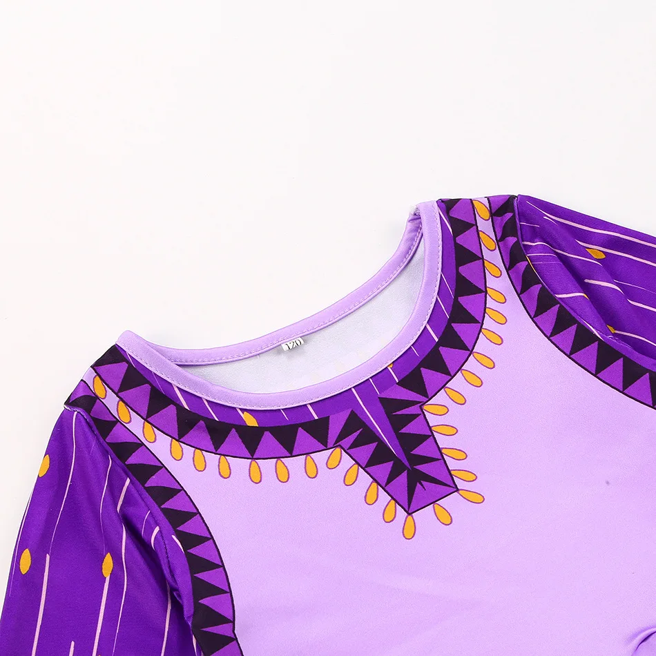 WishAsha Princess Asha Girl dress Wishasha Long sleeve Milk silk