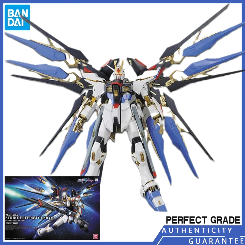 

[In stock] Bandai PG 1/60 ZGMF-X20A STRIKE FREEDOM GUNDAM Assembled Model Toys Anime Dolls Ornaments Gifts Men