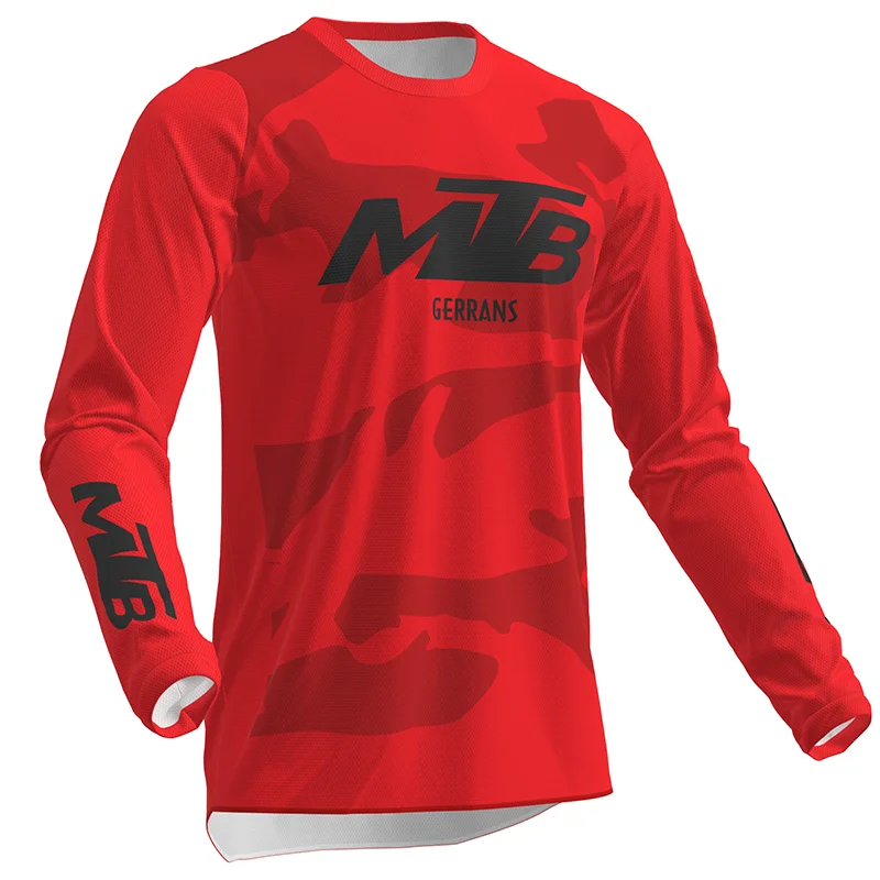 2024 Motocross Shirt Long Sleeve Men Downhill Jersey Off-Road Bicycle Racing T-Shirt Quick Dry Cycling Enduro Gerrans Mtb