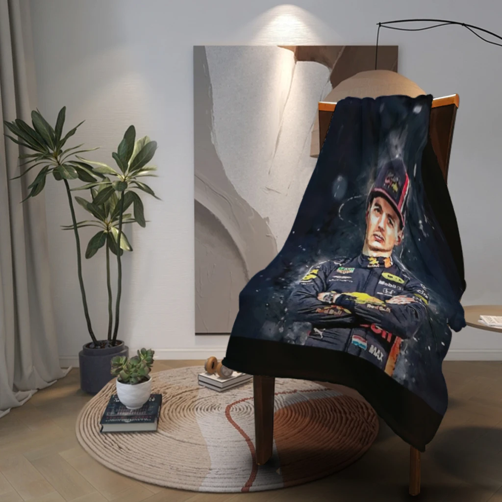 Одеяла Max Verstappen. Теплые фланцевые одеяла. Мягкое и удобное одеяло. Одеяло для