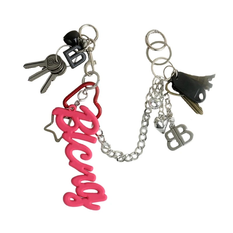 Портативная силиконовая подвеска-брелок с художественными граффити для