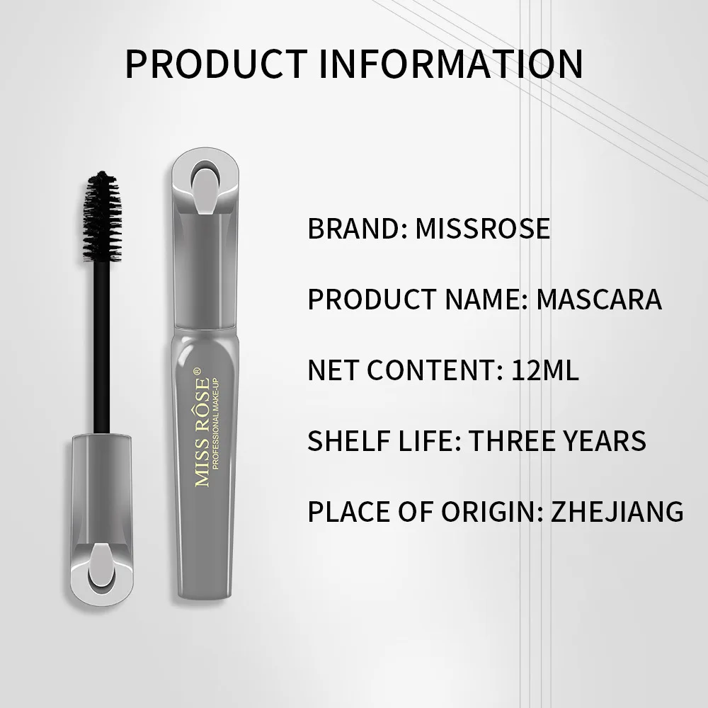 MISS ROSE пухлая насадка-кисть натуральная керлинг черная 4D тушь для макияжа
