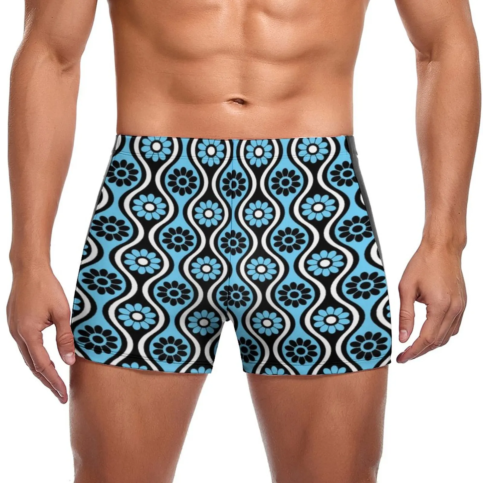 

Трусы-боксеры мужские пуш-ап эластичные в стиле ретро 70-х