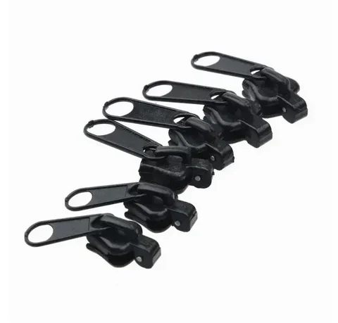 Комплект застежек-молний  Black 6шт