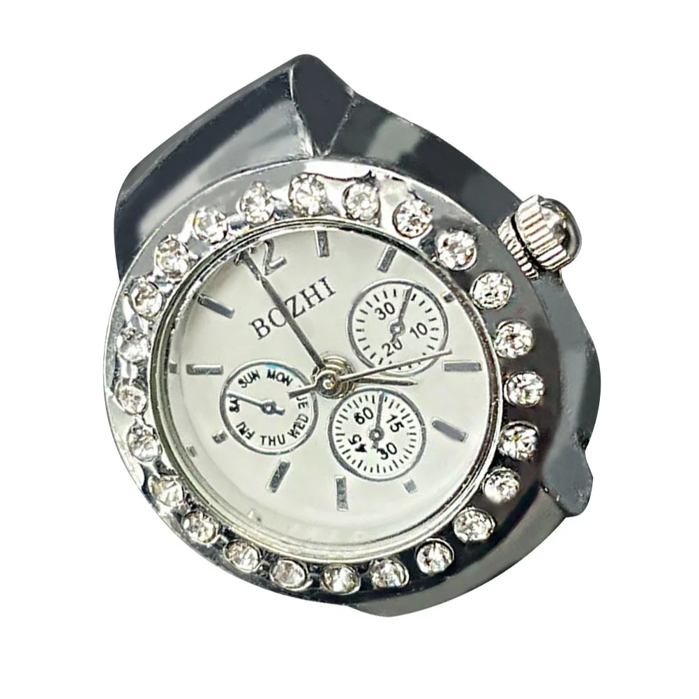 

Elastic Finger Ring Watch Quartz Finger Watch Casual Fashion Finger Watch