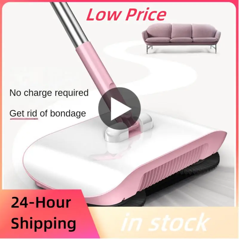 

Combination of broom and mop Hand push type scoop Household broom and dustpan set Floor broom home cleaning Tools Sweeper