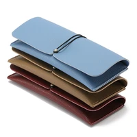 5color pu leather glasses bag protective cover portable sunglasses case reading eyeglasses box pouch cosmetic bags accessories
