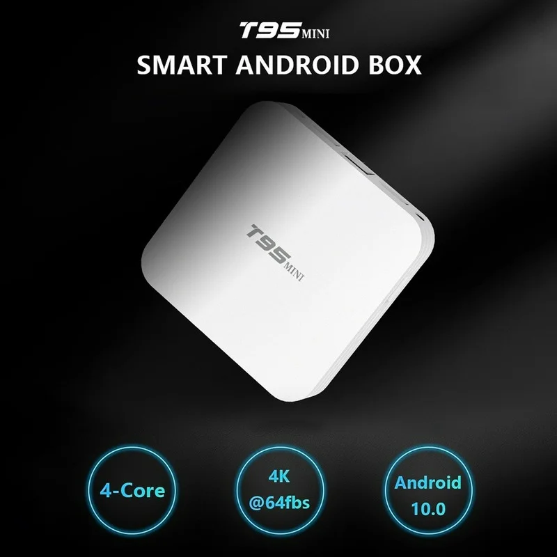 Фото 8 + 128G Мини Смарт ТВ бокс 4K HD 2,4G Wifi Android 10,0 телеприставка Поддержка Google Voice Media Player Youtube IPTV Set TV Box №4