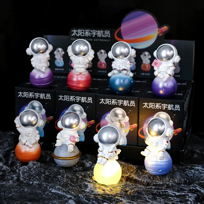 

Desk Decoration Astronauts Blind Box Astronauts Home Living Room Tabletop Ornaments Hand Dolls Holiday Gifts for Children
