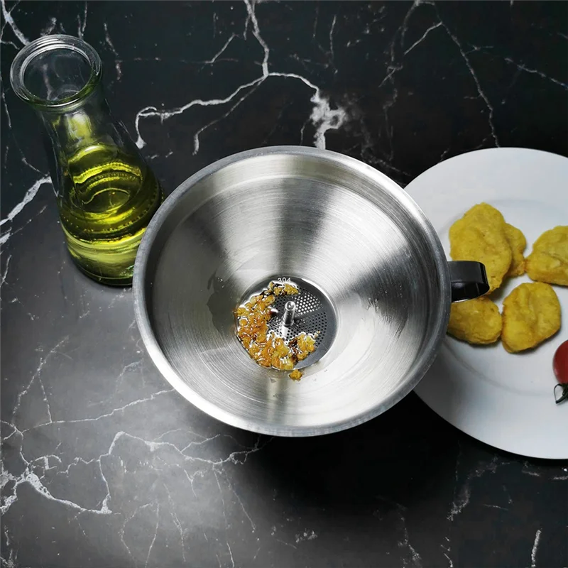 Кухонная Воронка 5 1 дюйма из нержавеющей стали 304 с сетчатым фильтром 200 для