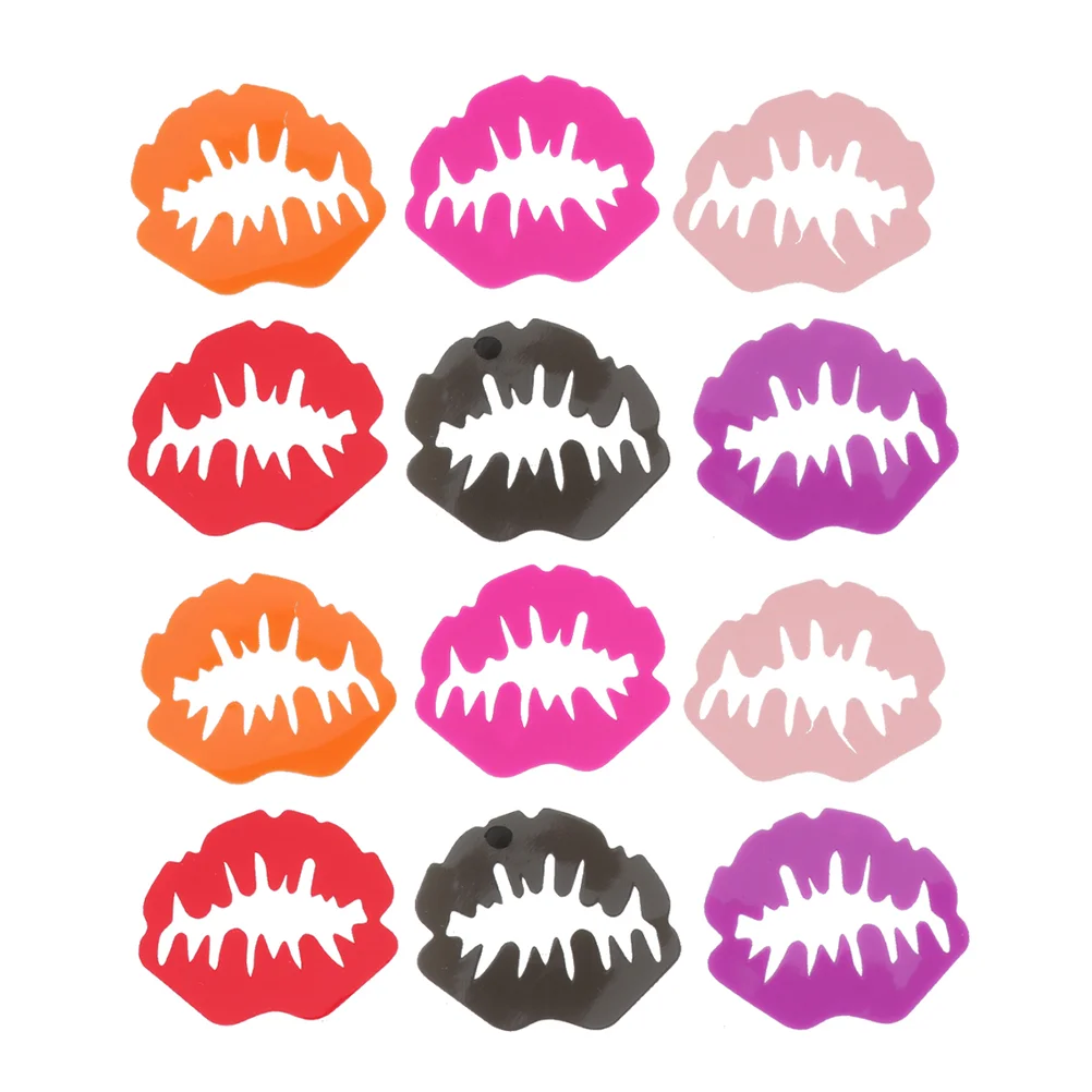 

24Pcs Silicone Glass Markers Lip Pattern Drink Markers Glass Tags