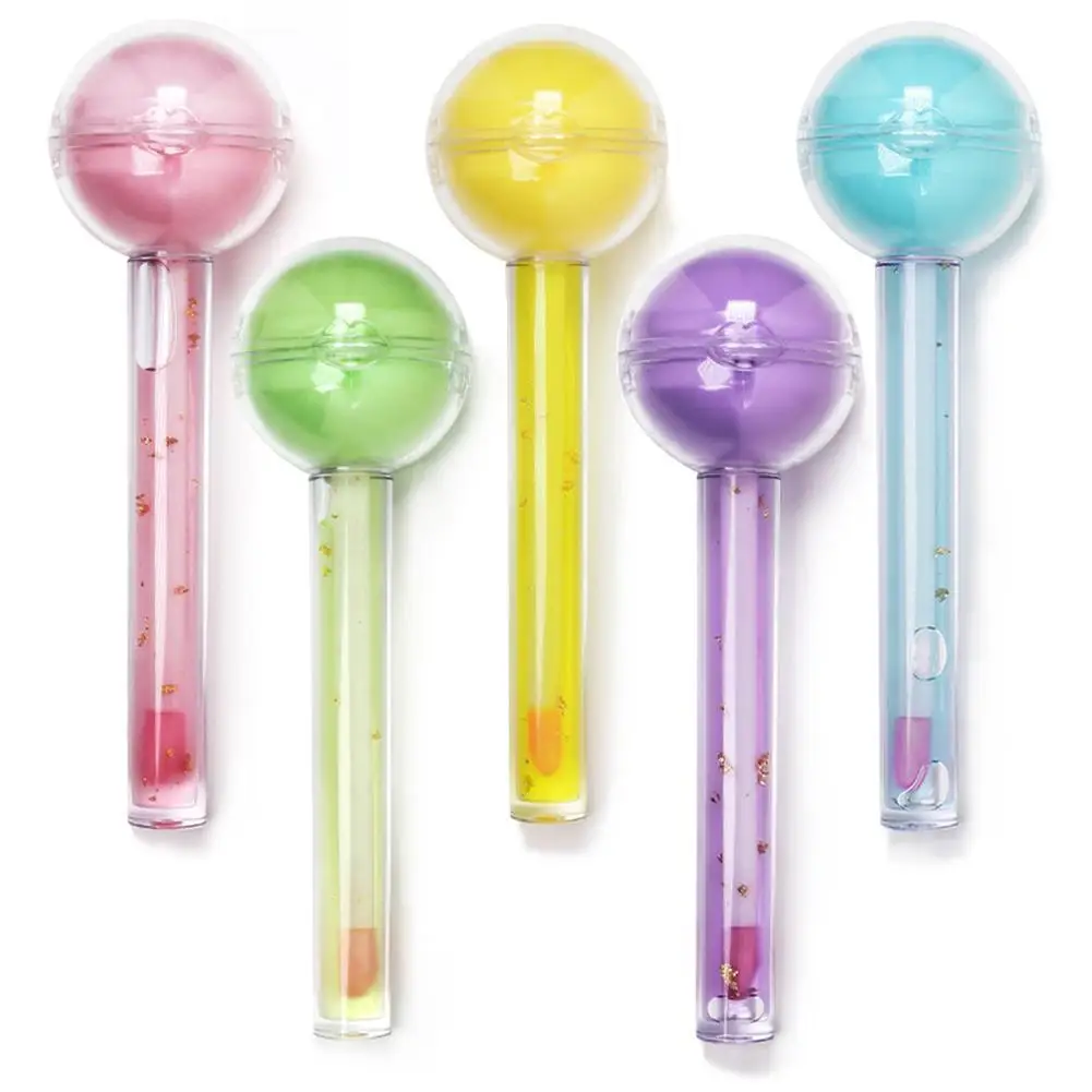 

2 In 1 Color Changing Lip Gloss Lollipop Balm Lip Gloss Moisturizer Candy Gloss Lipstick Waterproof Long Lasting Lip Tint