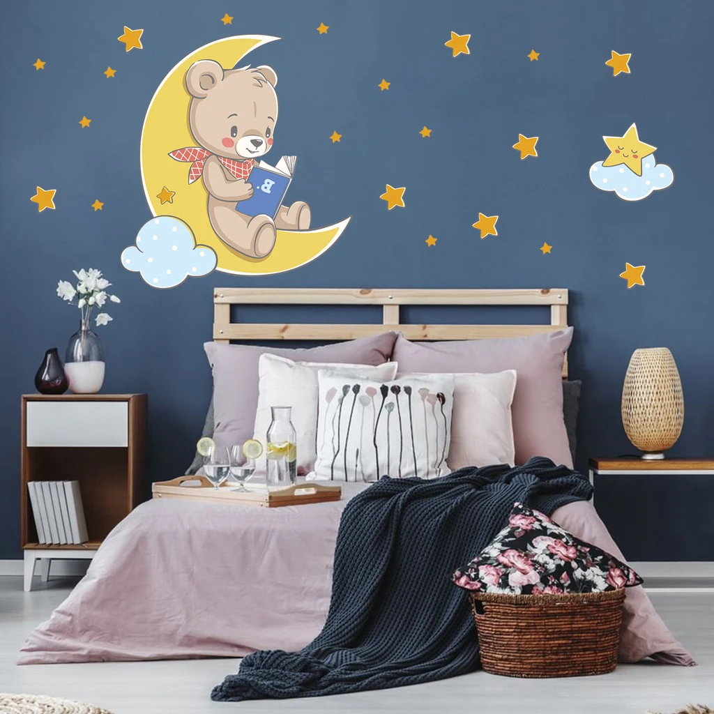 3d наклейки на стену Медведь |