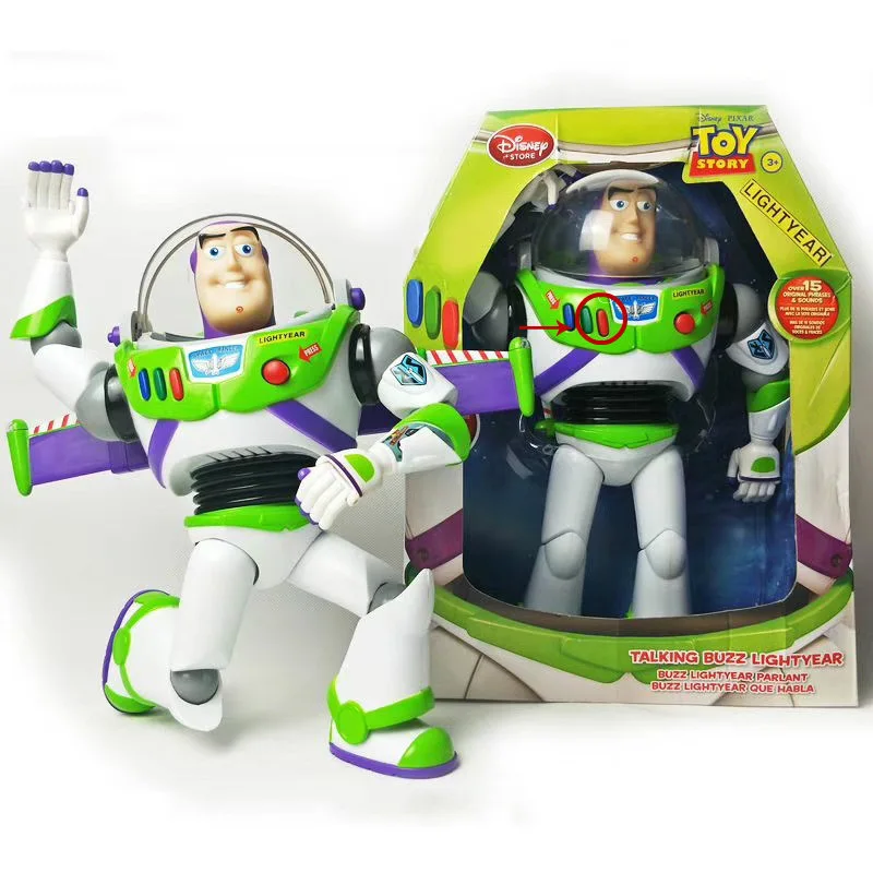 

New Toy Story Sheriff Woody Tris Sound And Glow Shepherdess Buzz Lightyear Doll Boxed Figure Collect Ornament Holiday Toys Gifts