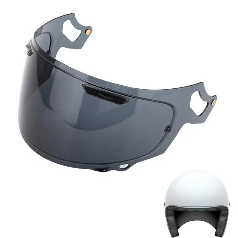 

Tinted Face Shield Visor Mirrored Lens Shield Armet Visor Lens Full Face Visor Lens Windshield Protective Cover Motorcycle Wind