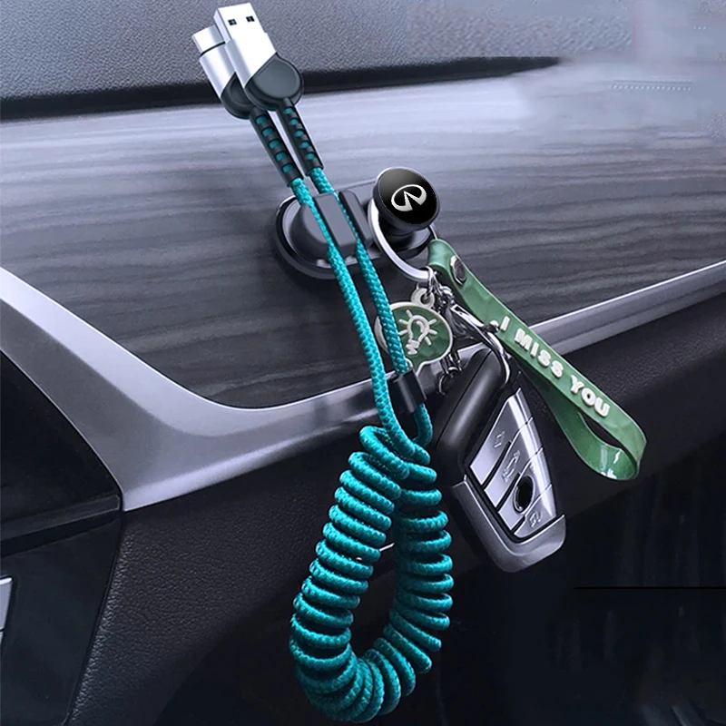 

Mini Car Hook USB Cable Key Bag Fastener Clip Car accessories For Infiniti FX35 Q50 Q30 ESQ QX50 QX60 QX70 EX JX35 G35 G37 Goods