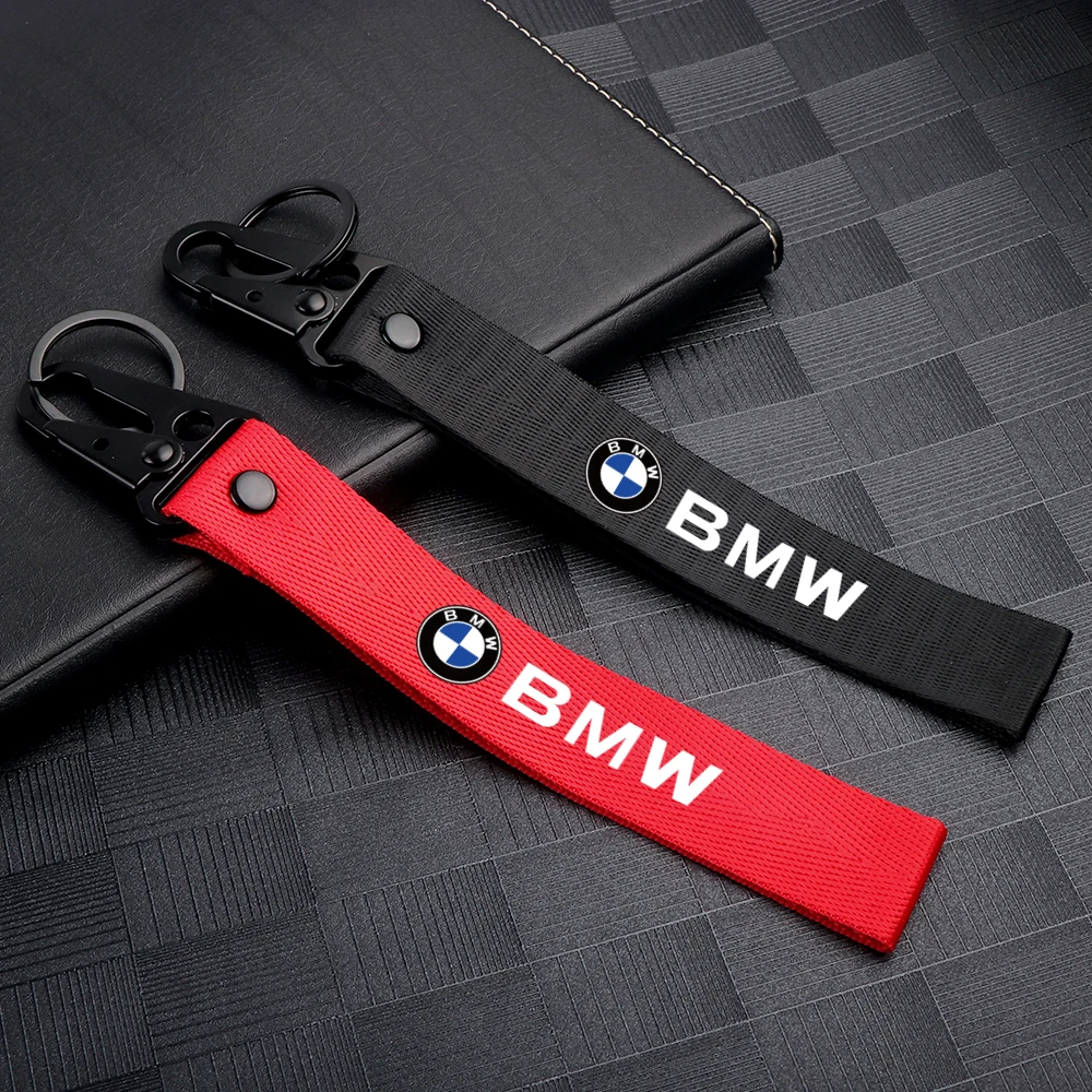 1 шт. автомобильный Стайлинг нейлоновый металлический брелок для ключей BMW M5 320 325