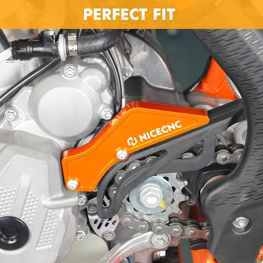Чехол NiceCNC для мотоцикла 4T защитный чехол цепи защитная крышка KTM 250 350 EXC-F SXF XC-F