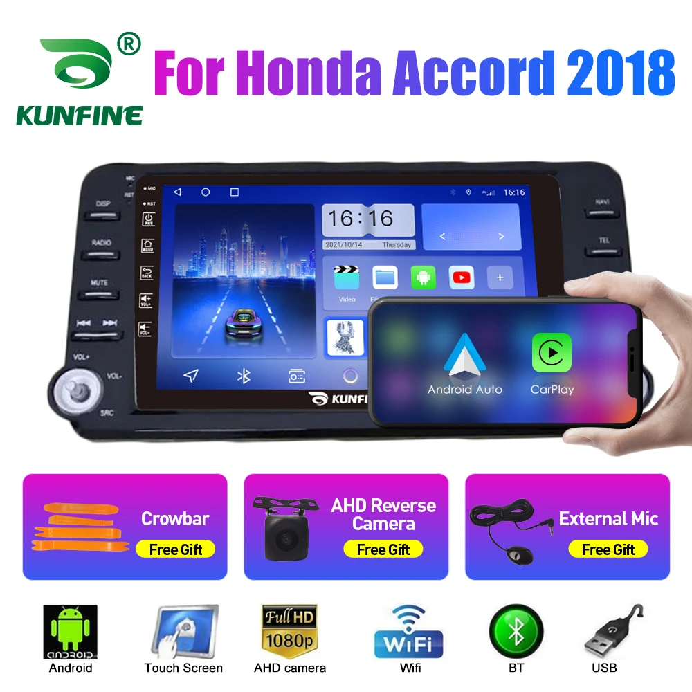 

Car Radio For Honda Accord 2018 2Din Android Octa Core Car Stereo DVD GPS Navigation Player IPS Screen Carplay