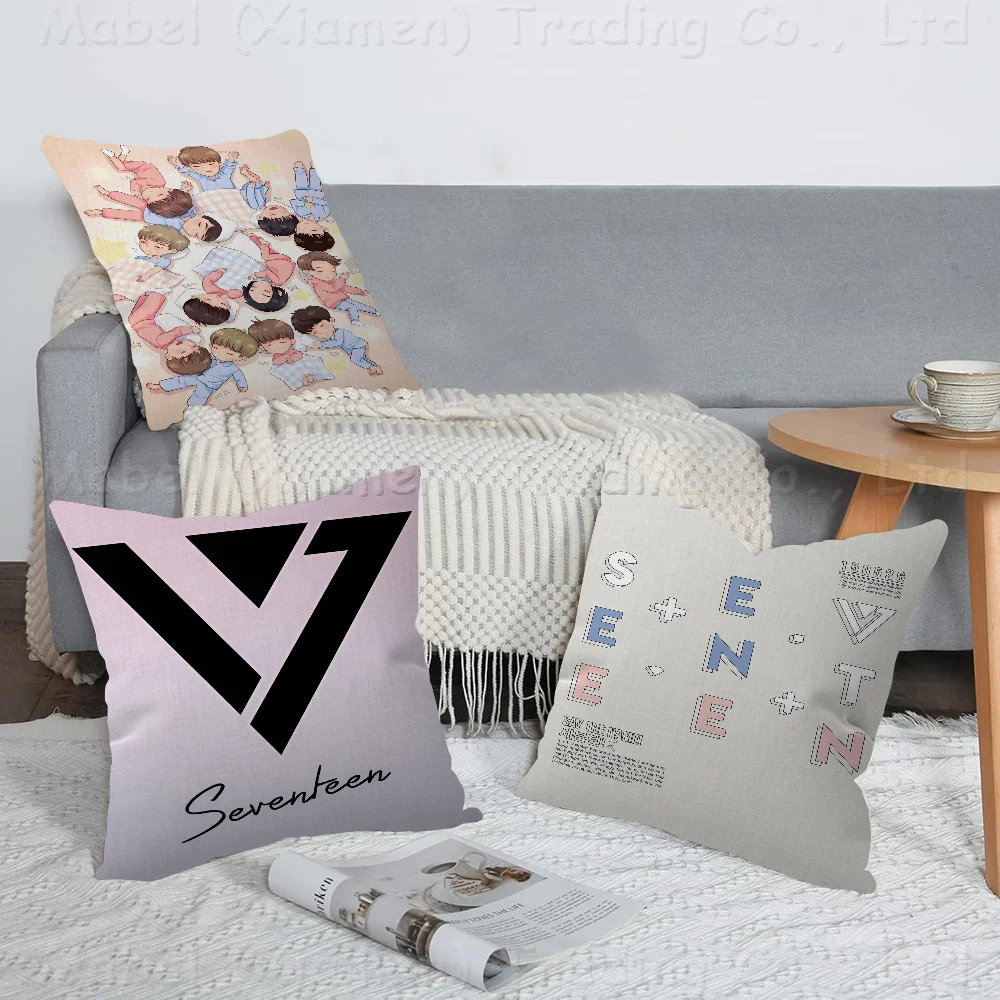Чехол для подушки Seventeen Kpop автомобильная наволочка дивана автомобиля