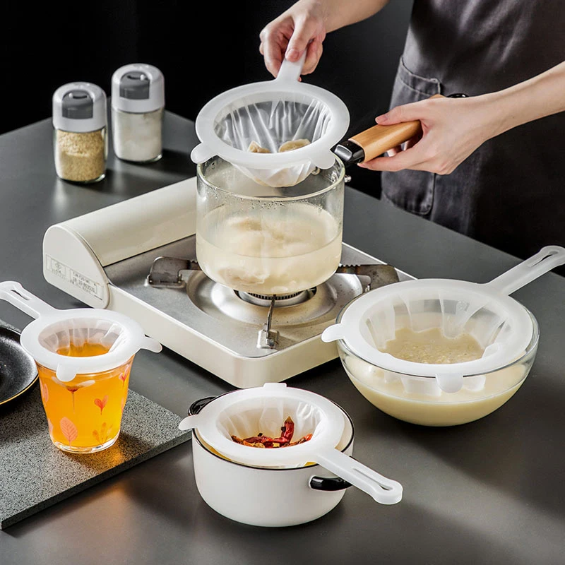 Кухонные фильтр-пакеты для соевого молока кофе многоразовые нейлоновые сетчатые