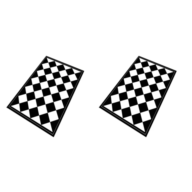 

Bath Mats Non-Slip Mat For Bathroom Diatom Mud Floor Mats For Bedroom Plaid Pattern Area Rug Bathtub Foot Mat