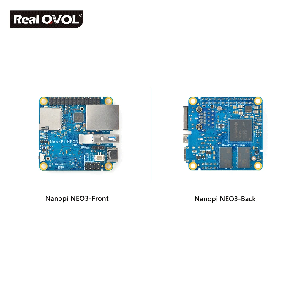 Плата разработки NanoPi NEO3 Friendly RealQvol 2 ГБ DDR4 четырехъядерный процессор A53 Rexchip RK3328 Gbps