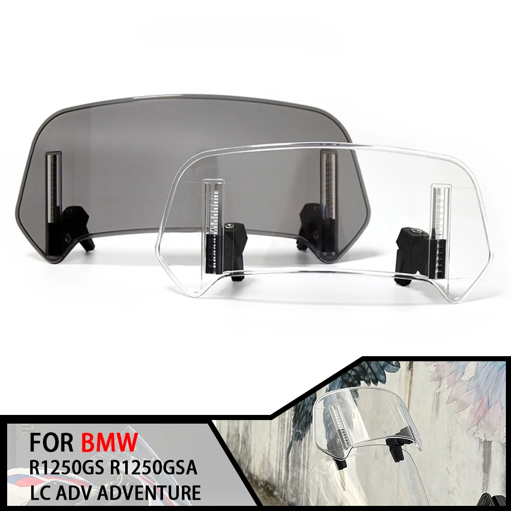 

R1250GS Universal Motorcycle Windshield Extension Adjustable Spoiler Deflector For BMW R1250GS R1250GSA LC ADV Adventure