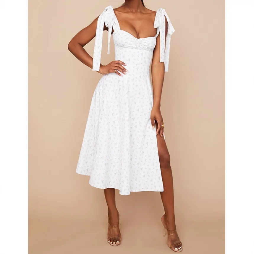 Лето 2022 модное платье с фрагментарным цветком оптовая продажа женская одежда