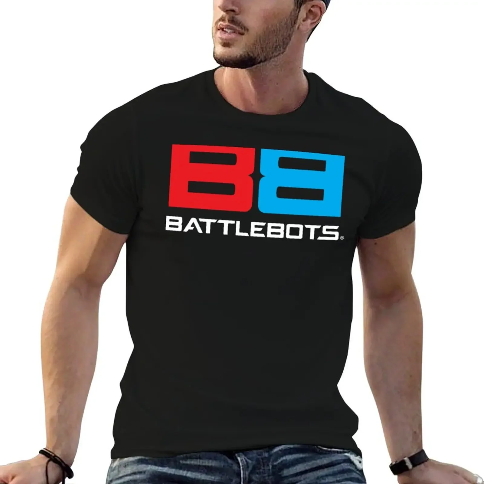 Футболка с логотипом Battlebots Merch эстетическая одежда футболка большого размера