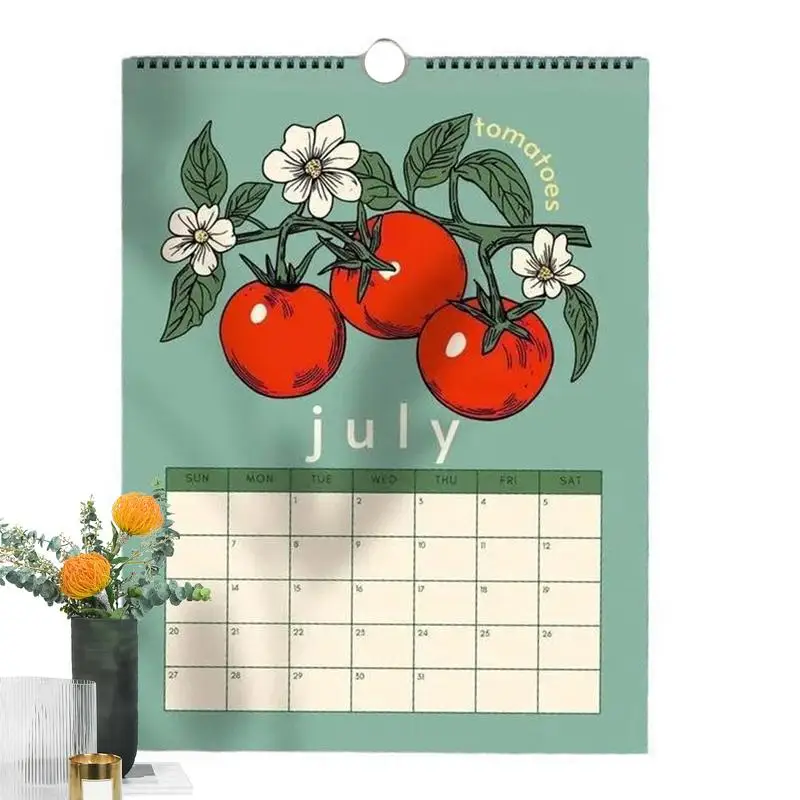 Ежегодный ежегодный настенный планировщик Изысканные узоры Настенный