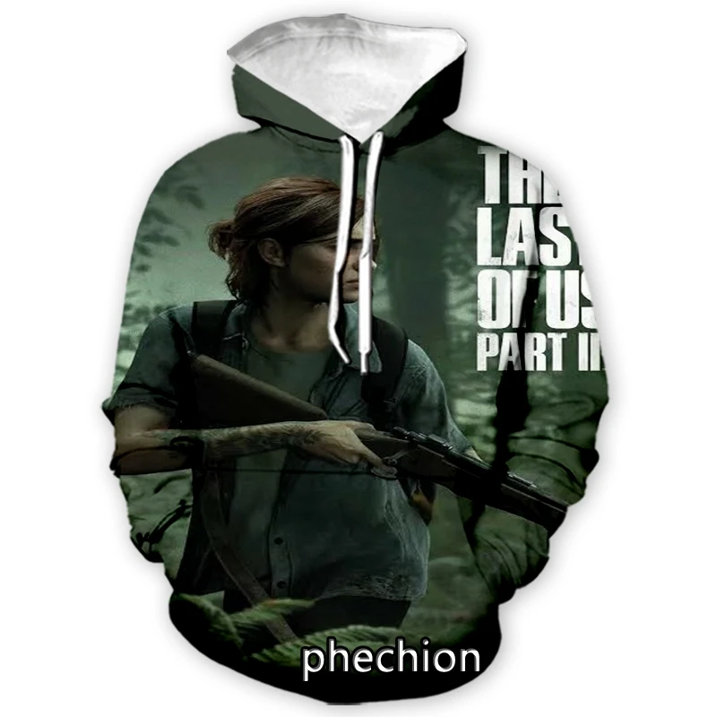 Модные мужские/женские толстовки phechion THE Last Of Us с 3D принтом Спортивная модная