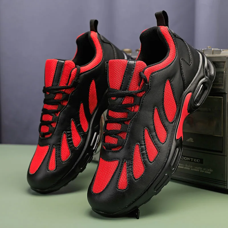 

2022 High Quality Sneakers for Men Air Cushion Non-slip Fashion Casual Shoes Breathable Mesh Running Jogging Tenis Free Shipping