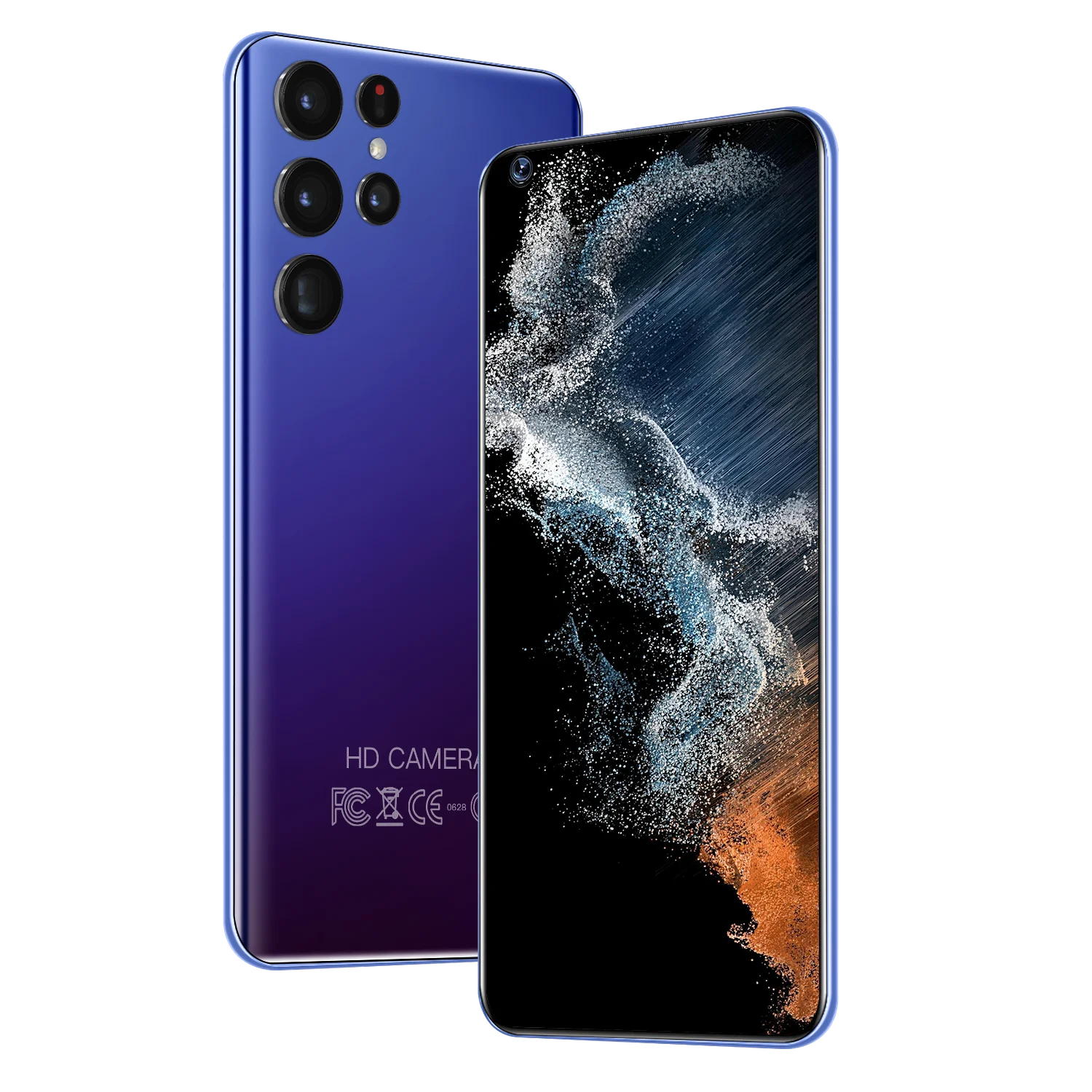 2022 new s22 ultra smartphone 7 3 inch 16gb1tb 6800mah 5g network unlock cell phone mobile phones global version free global shipping