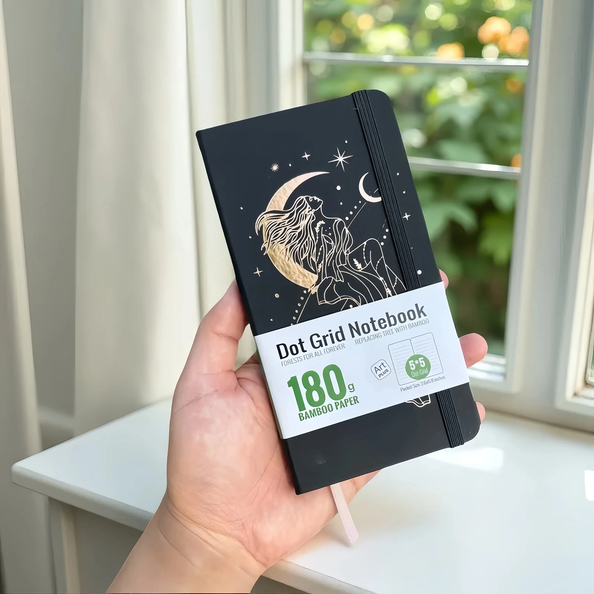 

Блокнот dot grid notebook B6 карманный бамбуковая бумага