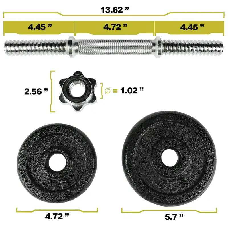 

Free shipping 40lb Adjustable Dumbbell Set