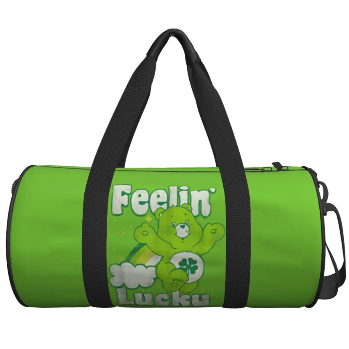 Дорожная сумка Care Bears Good Luck Bear Jumping Feelin Lucky Gym Bag Спортивные сумки Большая для