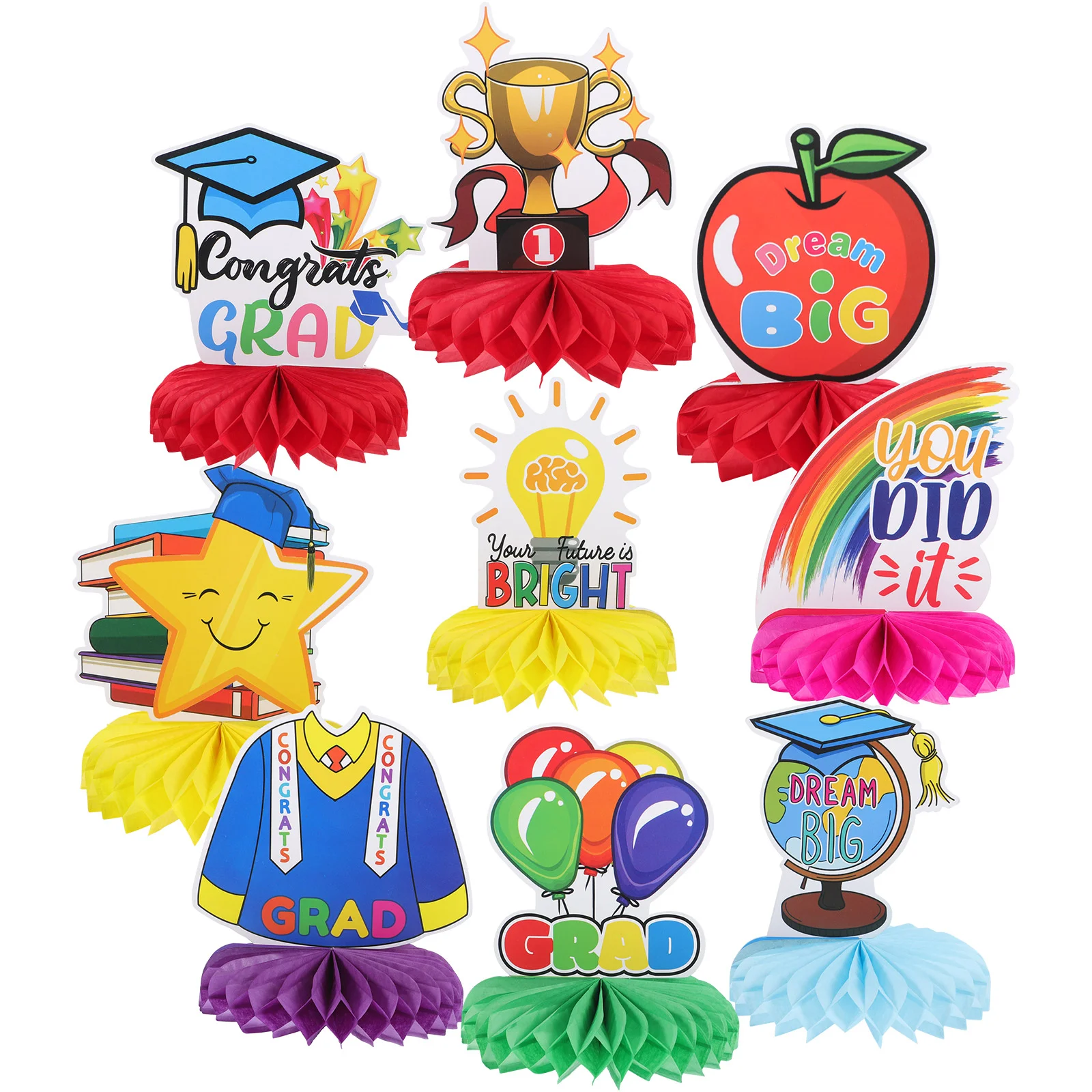 

Children's Graduation Season Decorations Class 2023 Graduation Centerpieces For Tables Paper Layout Prop
