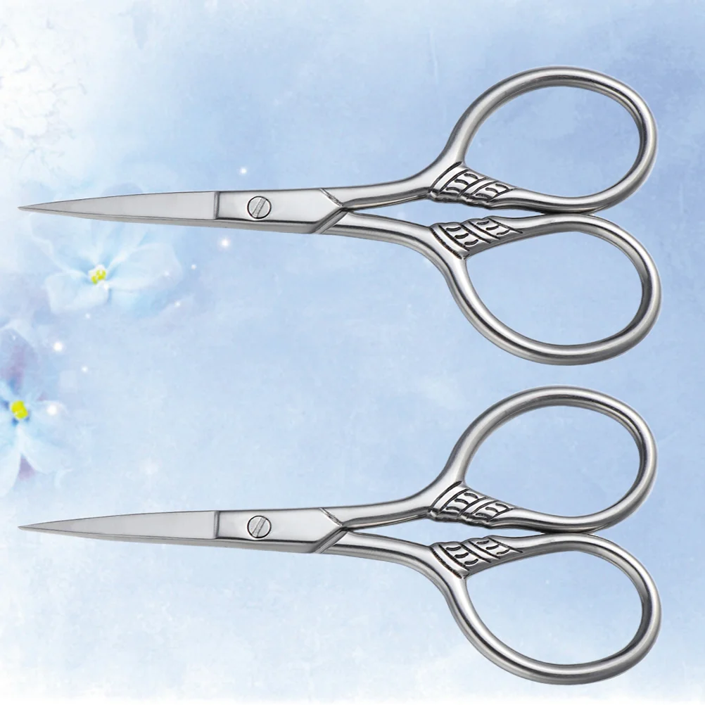 

2Pcs Beard Stainless Steel Mustache Trimming Beard for Home Men