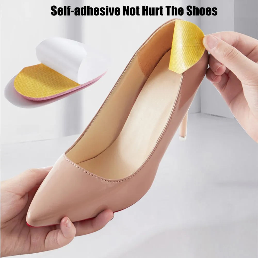 Heel Stickers Heel Protectors Sneaker Shrinking Size Insoles Anti-Wear Feet Shoe Pads Adjust Size High Heel Pads for Shoes Women