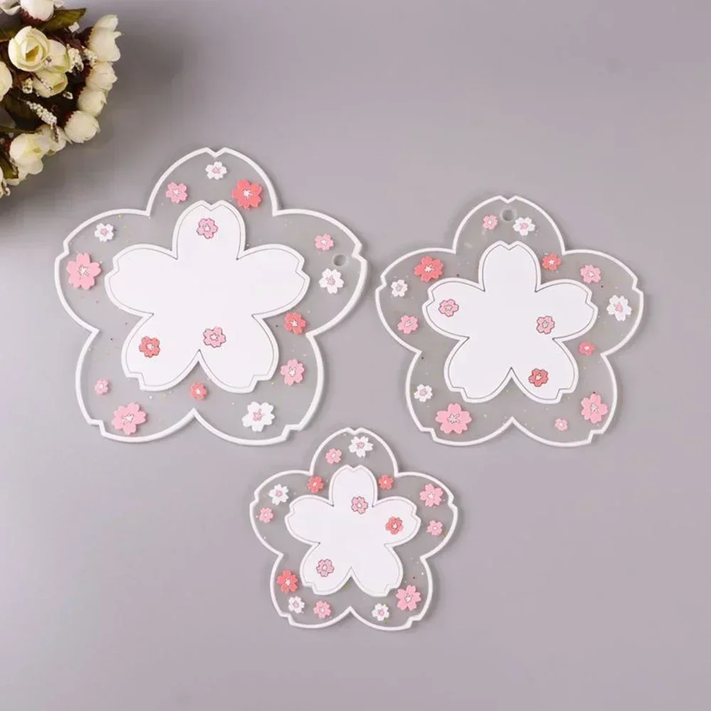 

Kawaii Cherry Blossom Coaster Коврик для чашки чая Japan Sakura Coaster Изоляционный коврик Нескользящий коврик для кружки чая с молоком Подставки для чашек