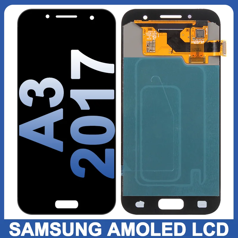 ЖК-дисплей 4,7 дюйма Super AMOLED для Samsung Galaxy A3 2017 A320F A320Y A320FL, дисплей с сенсорным экраном, сменный дигитайзер в сборе