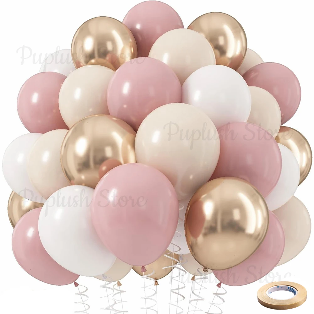 Латексные воздушные шары MicroPlush бохо 40 шт.