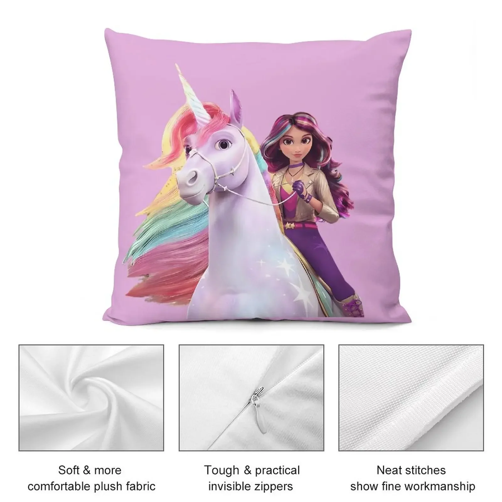 Декоративная подушка Unicorn Academy Sophia Wildstar роскошный чехол для подушки декоративные