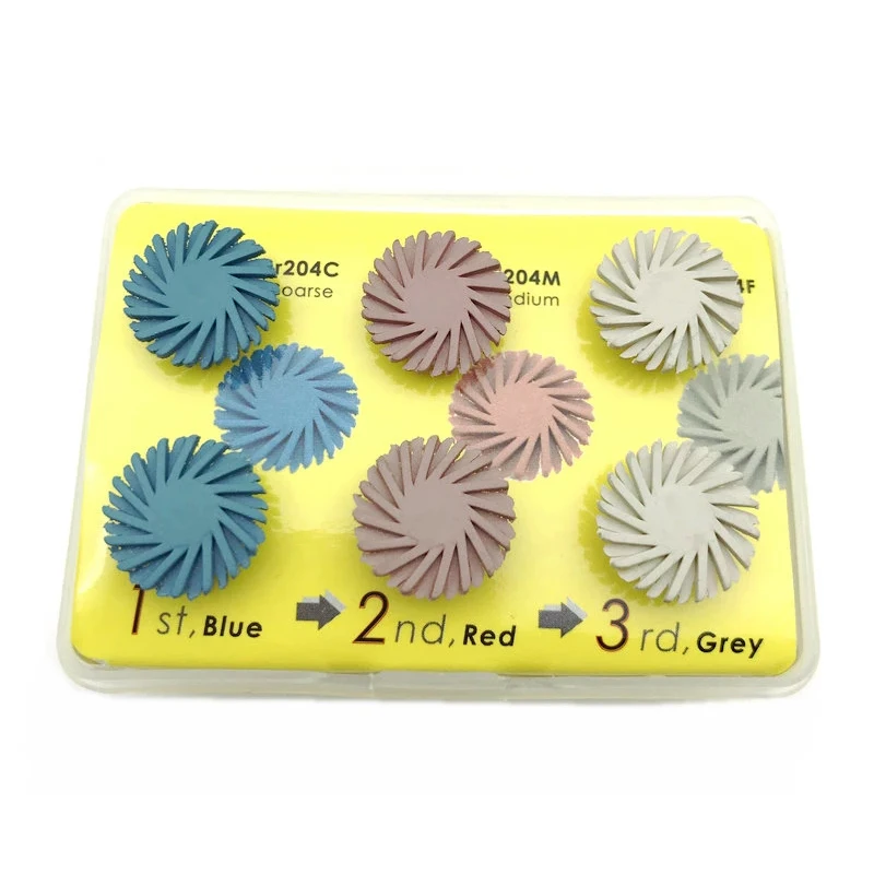 6 Pack Dental Composite Polishing Disc Kit Diamond System De
