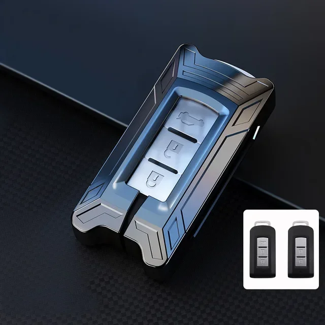 

Чехол для автомобильного ключа из цинкового сплава для MITSUBISHI OUTLANDER 3 Lancer 10 L200 ASX Colt Pajero sport ECLIPSE CROSS