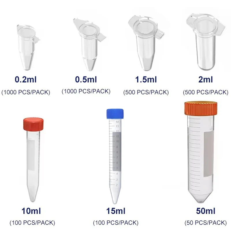 

Пластиковые центрифужные пробирки 0,2-50 мл